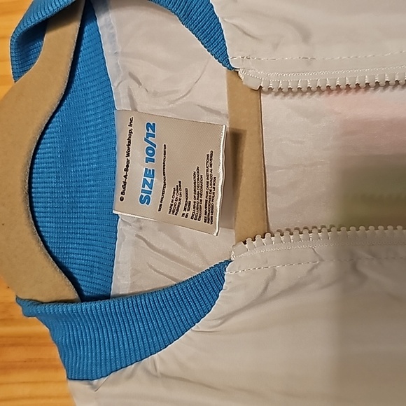 Good Vibes Only White Bomber Jacket Girls Size 10/12 - Picture 4 of 4